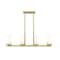 Z-Lite Danica 8 Light Linear Chandelier, 12in. W x 12.25in. H, Modern Gold 3044-8L-MGLD - alternate 6